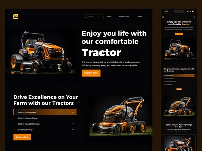 E commerce Tractor Website agricultural motor minnesota agriculture e commerce e commerce website ecommerce farm machine shop r machinery shopify shoping tractor tractor manufacturer ui