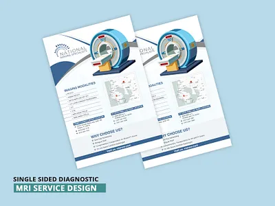 Healthcare And Medical Imaging Service Flyer Design adobe illustrator design american clint work clint happy work diagnostic service design medical service desgin mri flyer design mri service design pad design printing design