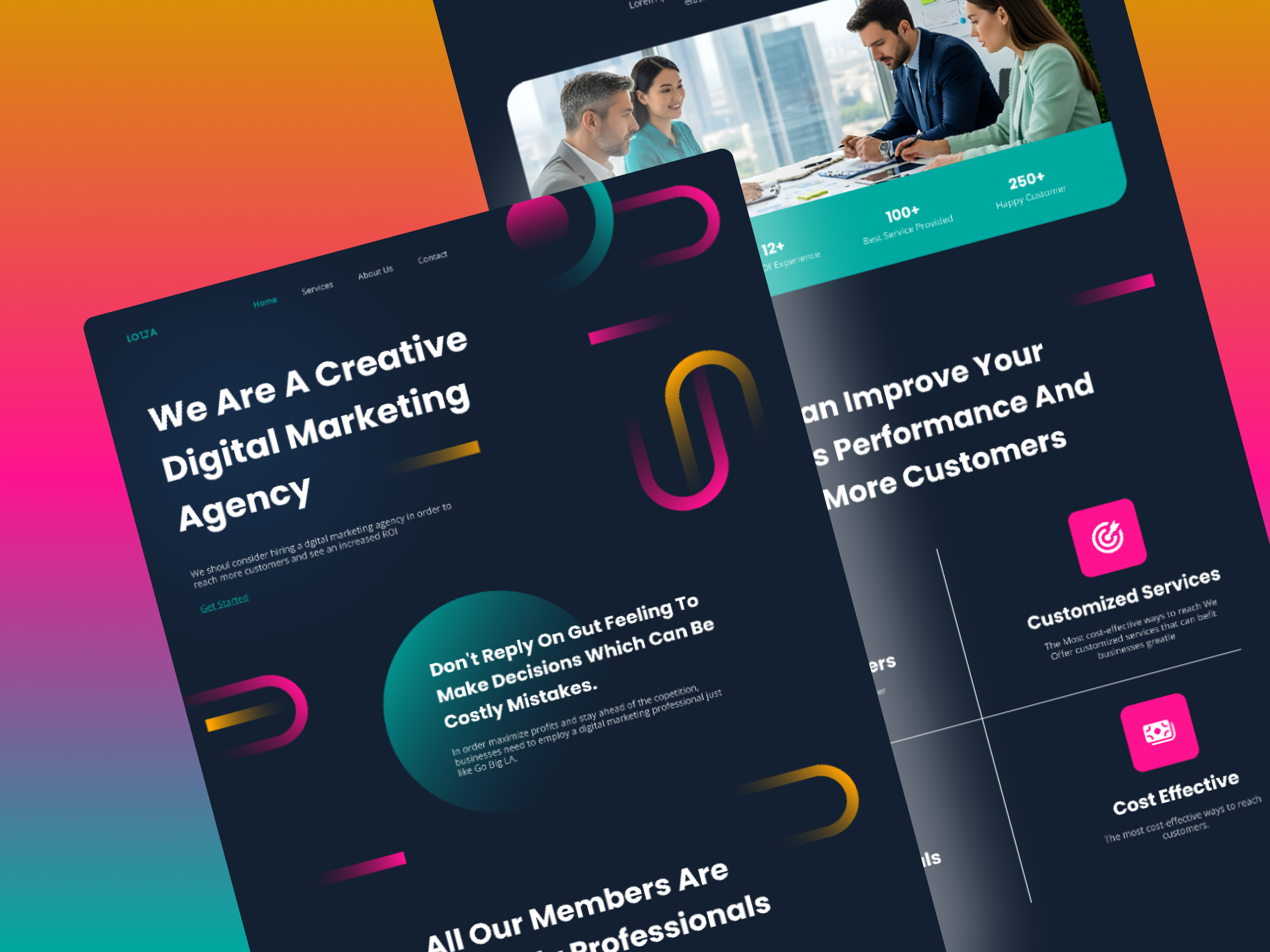 Example of Modern Website Design | UX/UI