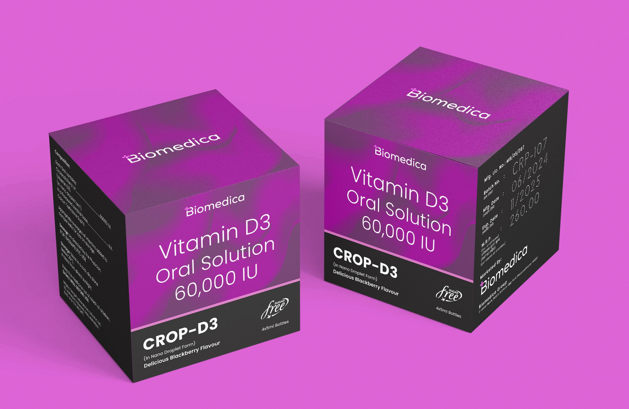Vitamin D3 Oral Solution box Design bottle box design d3 graphic design label medicine packaging pharmacy print vitamin