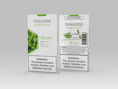 Trokadero Vape packaging cigarettes design packaging design tobacco packaging vape packaging