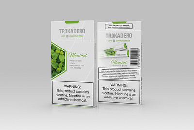 Trokadero Vape packaging cigarettes design packaging design tobacco packaging vape packaging