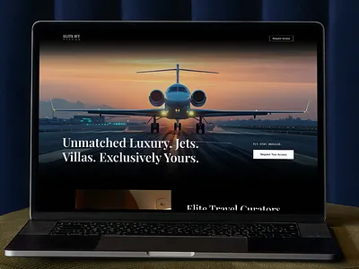 Luxury Lifestyle Website — Elite Experiences & High-End Brands landing page lifestyle design luxury branding luxury landing page luxury lifestyle luxury website web web design webdesign website website design