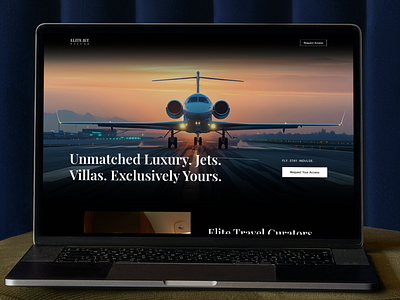 Luxury Lifestyle Website — Elite Experiences & High-End Brands landing page lifestyle design luxury branding luxury landing page luxury lifestyle luxury website web web design webdesign website website design