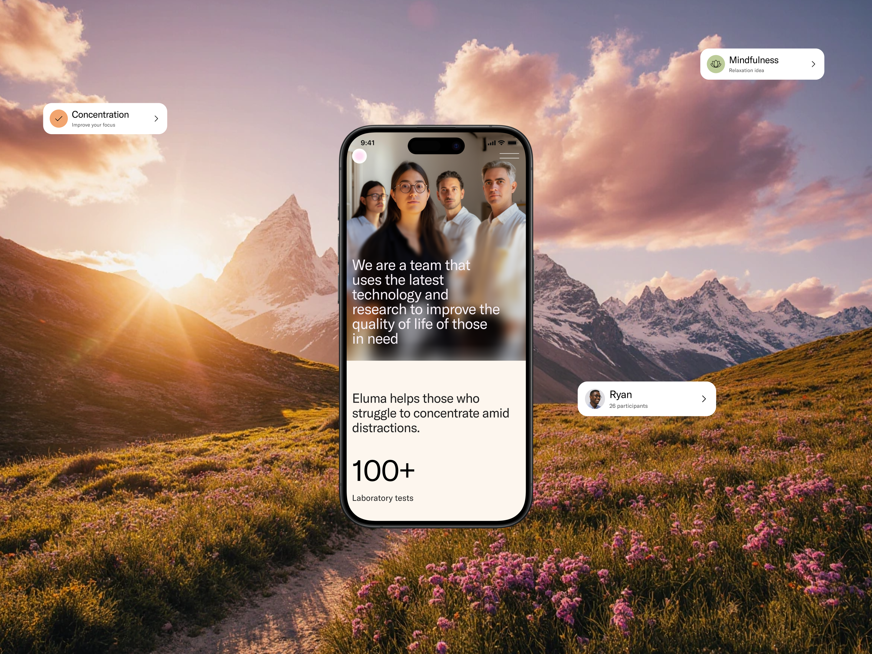 About Us Page Web Site for Healthtech AI Assistant about us ai b2b branding design healthcare landing medtech startup team page ui ux web web design wellness