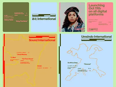 International Record Label Visuals album art art direction branding creative creative design design entertainment graphic design layout design modern design music artwork music branding record label single cover sound internationa typography