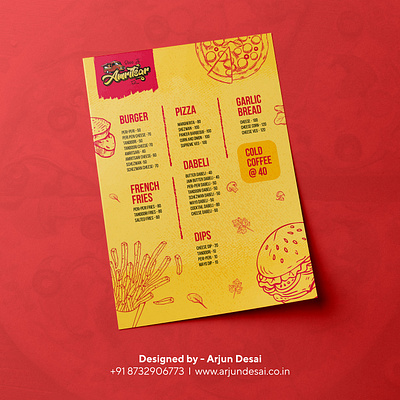 Food Menu creative menu for cafe creative menu for cafes fast food menu layout food truck branding graphic design for food business indian food menu design modern food menu design social media food menu post