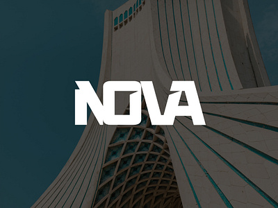 Nova - Modern Architecture Logo Design architecturedesign architecturelogo brandidentity branding creativelogo designexploration geometriclogo logodesign minimallogo visualidentity wordmarklogo