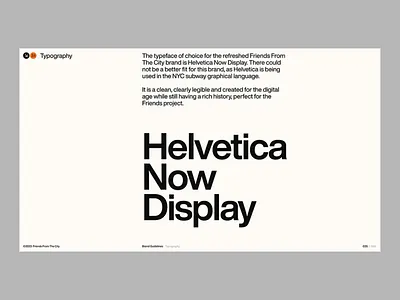 "Friends From The City" Typeface Selection bold typography brand guidelines branding creative design design system font font selection graphic design modern style guide typface typface design typography