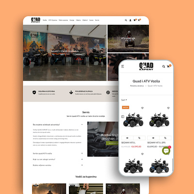 Quad Expert design shopify ui ux web shop