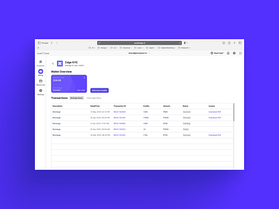 Billings Page - Fintech billing page billings design fintech graphic design saas subscriptions ui