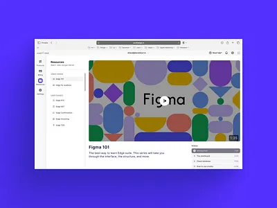Resources Page - Video Tutorials - Fintech design fintech graphic design resources page saas tutorials ui video