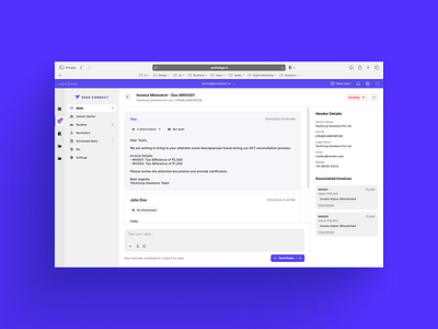 Mail - B2B - Fintech b2b design fintech graphic design mail saas ui