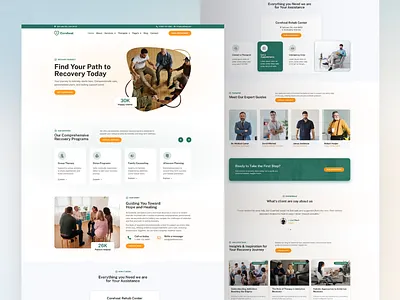 CoreHeal — Addiction Recovery & Rehabilitation Center Elementor clinic doctor elementor healthcare landing page landingpage medical physical therapy physiotherapy psychologist recovery website rehab rehab website rehabilitation rehaitation website ui webdesign wellness welness wordpress