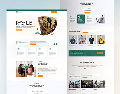 CoreHeal — Addiction Recovery & Rehabilitation Center Elementor clinic doctor elementor healthcare landing page landingpage medical physical therapy physiotherapy psychologist recovery website rehab rehab website rehabilitation rehaitation website ui webdesign wellness welness wordpress
