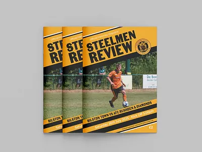 Bilston Town Football Club Match Day Programme Sat 26 July 2025 bilston football steelmen wolverhampton