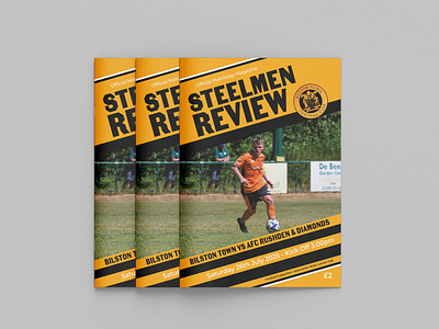 Bilston Town Football Club Match Day Programme Sat 26 July 2025 bilston football steelmen wolverhampton