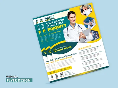 Eye Catching Medical Flyer Design adobe illustrator design diagnostic flyer design eye catching flyer design health flyer design medical flyer design printing design