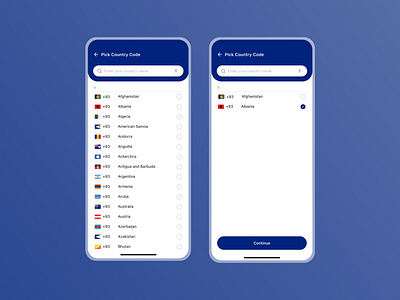 UI Challenge Day 20 - list of country codes design challenge country codes ui