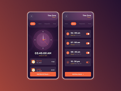 UI Challenge Day 23 - Alarm design alarm challenge ui