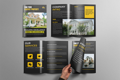 Real Estate Brochure Design annual report