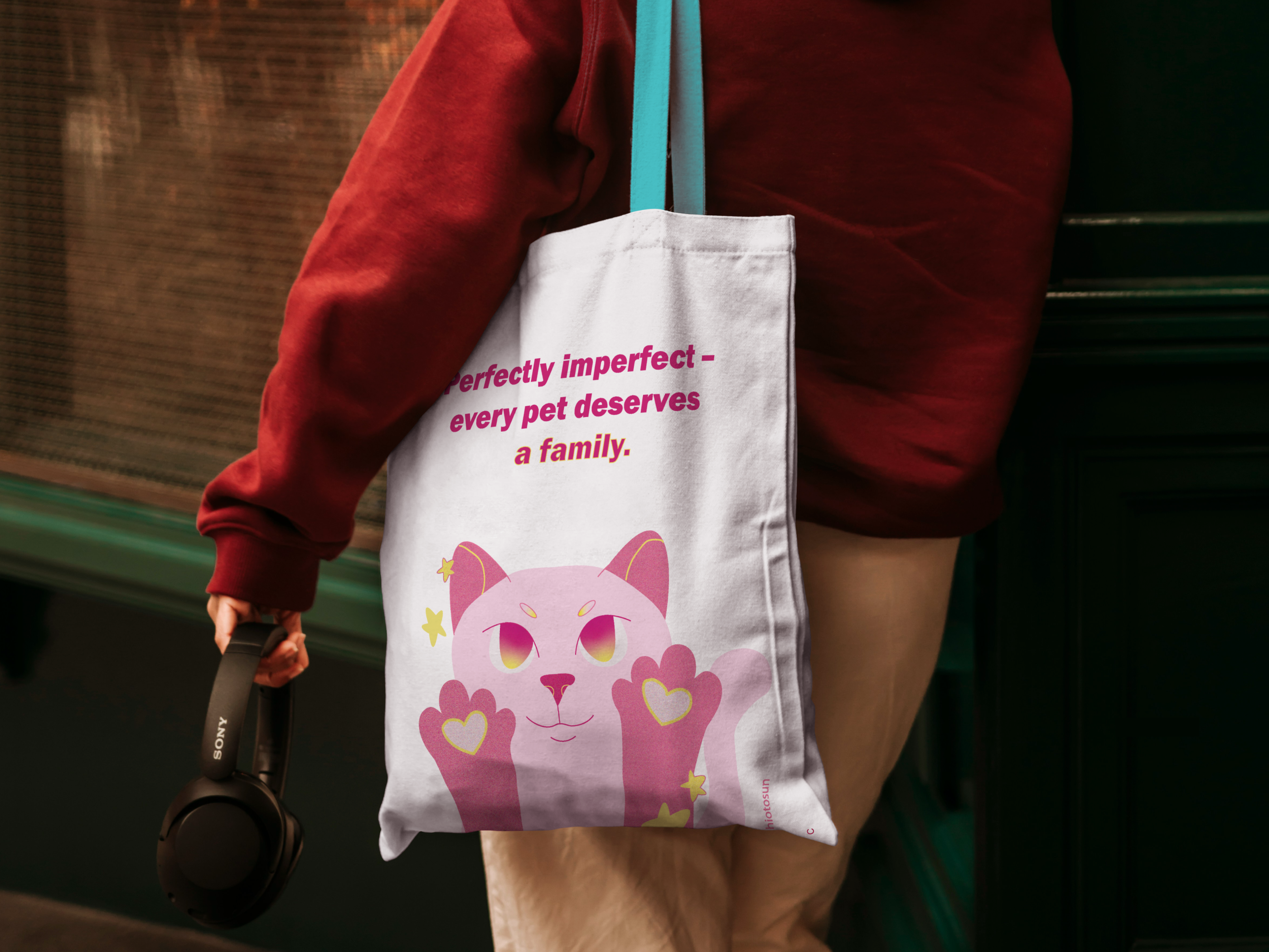 Tote bags cat branding adobe illustrator adobe photoshop animal illustration branding cat illustration design figma graphic design illustration tote bag typography vector