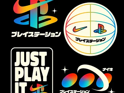 PlayStation x Nike branding design faelpt illustration instagram lettering nike playstation type typedesign typography ui