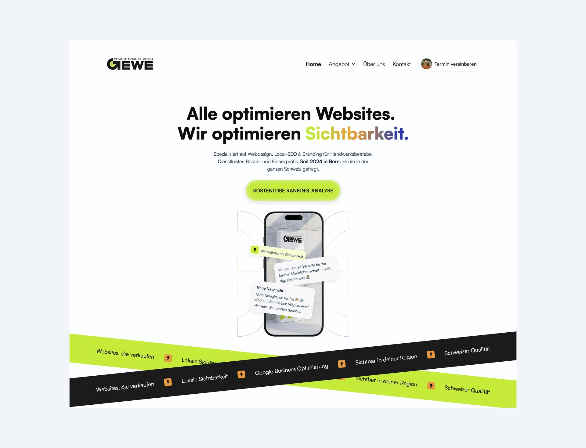 Example service media