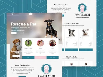 Pet adoption website | Web design | UI/UX | Landing Page | Home adopt a pet animal rescue animal shelter animal welfare cat adoption clean design clean layout dog adoption heartwarming ui minimal design minimal ui modern ui nonprofit website pet adoption pet care pet landing page pet website responsive ui ui ux web design