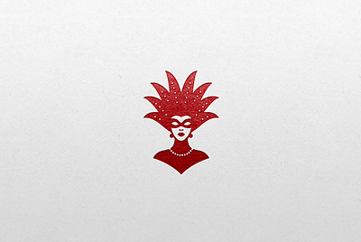 Carnival beauty branding carnival costume design feather girl graphic design holiday icon illustration logo logo design vector woman