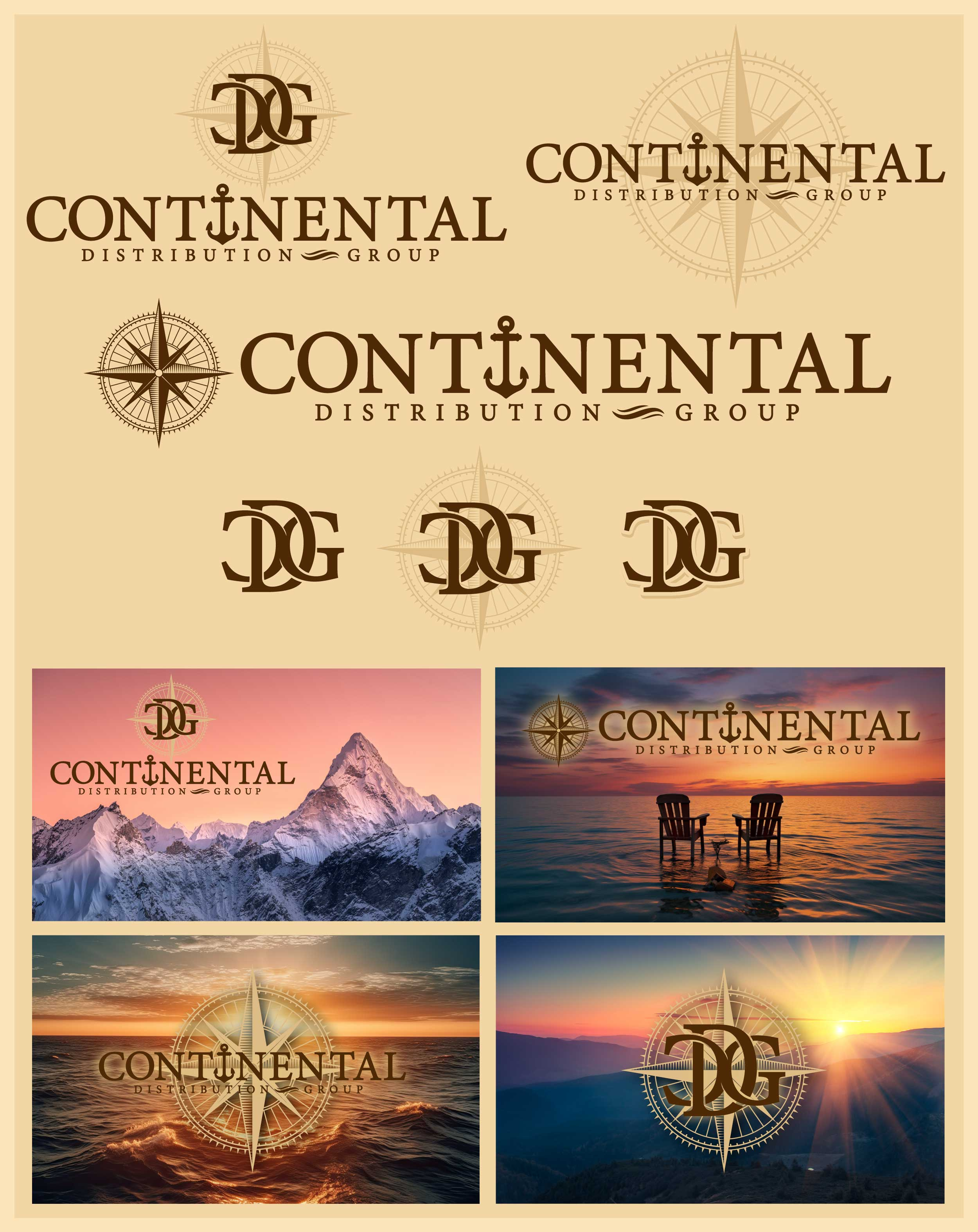 Contintal Distribution Group - Logo Project branding branding identity graphic design illustration mood board story board word mark