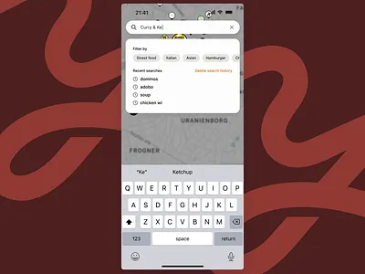 DailyUI Challenge Day #022 — Search app dailyui design filters graphic design mobile search ui