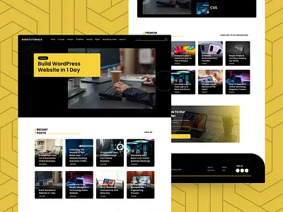 Blog | Web design | UI/UX | Landing Page | Tech | Homepage blog design blog ui clean design clean layout coding blog minimal design modern ui responsive ui startup blog tech blog tech news technology website ui ux web design