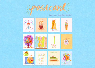 postcard: sorry,,, not for sale :) archive art artwork design display gift illust illustration ipad photoshop postcard poster print tweetyheather 디피 선물 엽서 일러스트 포스터