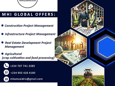 Project management flyer design
