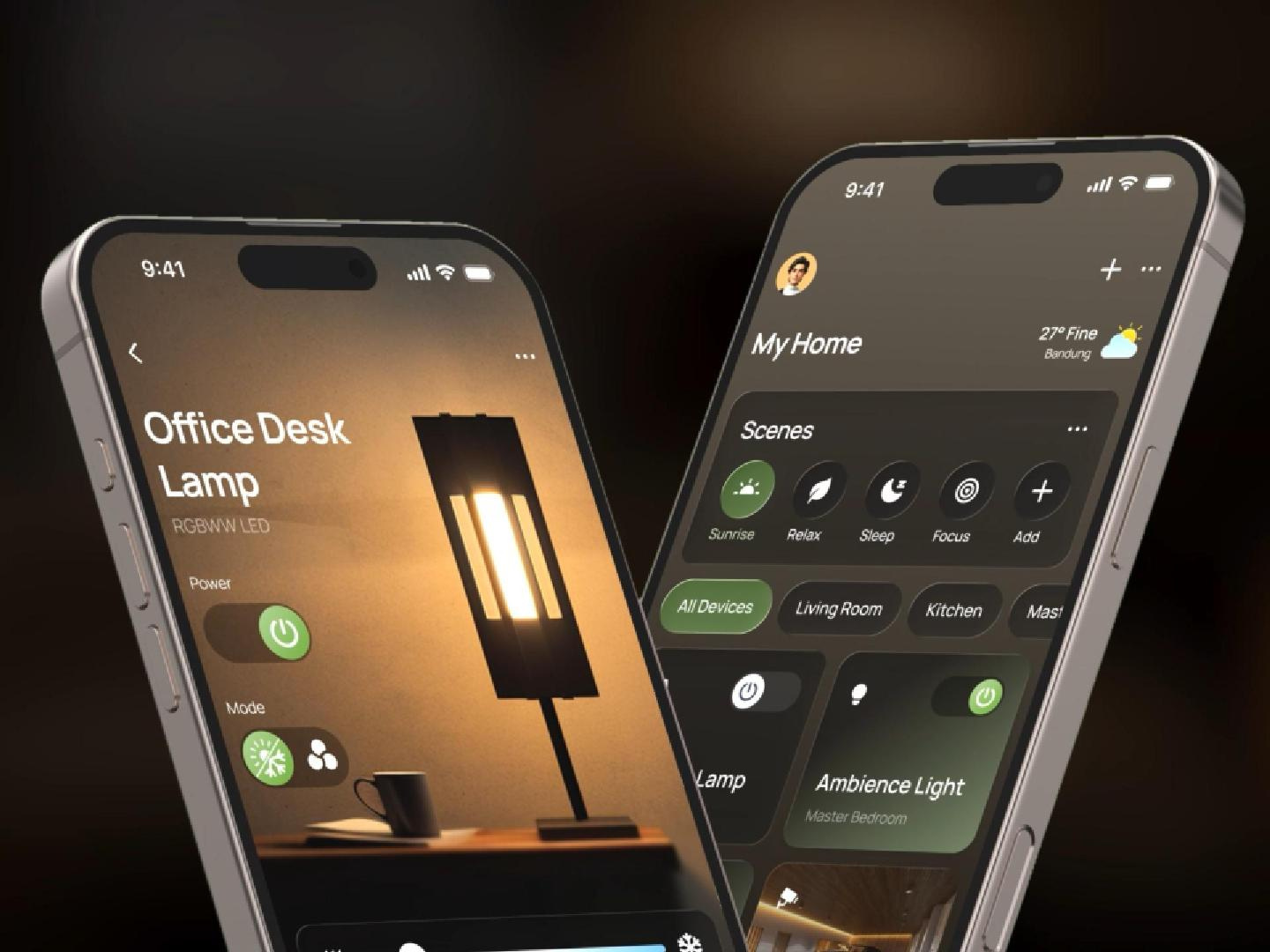 HomeEase — Smart Home Mobile App Design app concept app interface dark mode ui dashboard ui home automation home control liquid glass design mobile app design modern uiux smart device control smart home smart lighting ui ui design inspiration