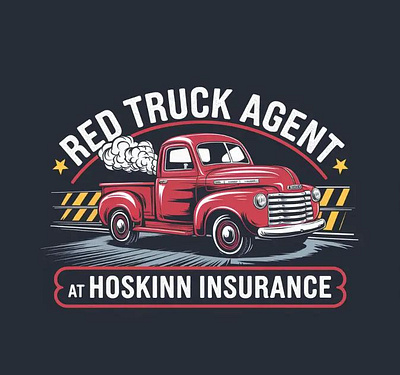 Red Truck Agent Logo branding business logo cartoon logo creative logo designer custom logo design concept graphic design logo designer logo type professional logo truck agent trucking logo vector