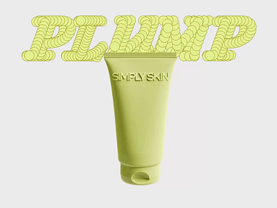 Product Animation - Plump Serum 3d abstract art animation art direction artwork beauty brand brand design branding colorful design graphic design illustration kynetic type motion design motion designer product animation product design typography visual identity