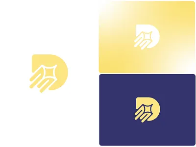 Letter D + Star logo mark brand branding coach coaching education growth leadership letter d letter d logo letter logo minimal logo modern logo platform rising rising star simple logo star star logo talent tutoring