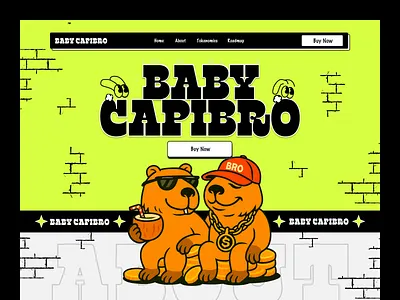 BABU GAPIBRO - crypto meme token. ai coins crypto crypto website defen design website exchange illustration meme meme chain nft pepe roadmap token trade trend uidesign web web design website crypto