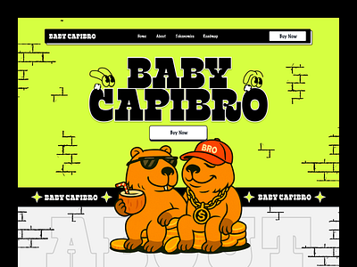 BABU GAPIBRO - crypto meme token. ai coins crypto crypto website defen design website exchange illustration meme meme chain nft pepe roadmap token trade trend uidesign web web design website crypto
