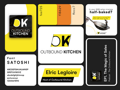 Outbound Kitchen Podcast - Branding branding creative design designer icon logo podcast