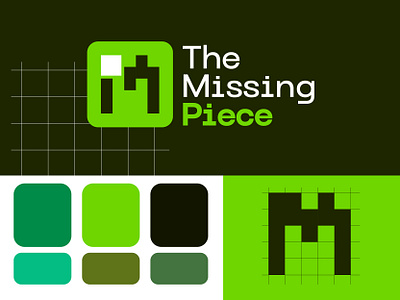 The Missing Piece - Branding Project brand branding creative design designer icon lineart logo