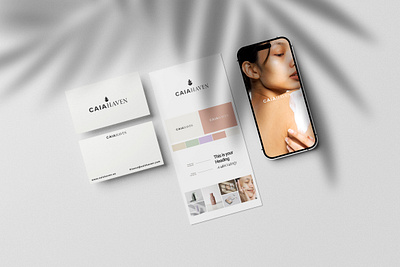 CAIA Haven Visual Identity brand identity branding design graphic design logo visual design visual identity