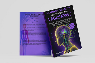 Vagus nerve book cover design calm clarity health guide holistic health mind body nerve healing nerve therapy self healing stress relief vagus nerve vagus nerve book cover wellness book