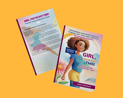 Girl you have got this nonfiction book cover design book cover book covers branding confidence builder girl power girls empowerment graphic design kdp mindset boost positive vibes self esteem guide self love book tween confidence