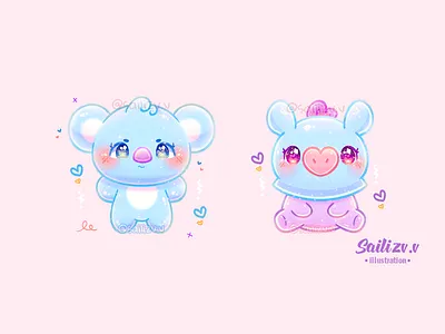BT21 Fanart by sailizv.v adorable adorable lovely artwork concept creative cute art design digitalart illustration