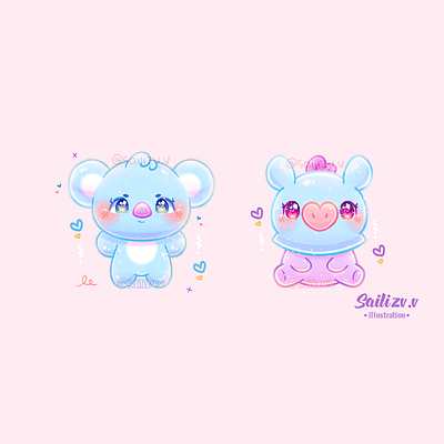 BT21 Fanart by sailizv.v adorable adorable lovely artwork concept creative cute art design digitalart illustration
