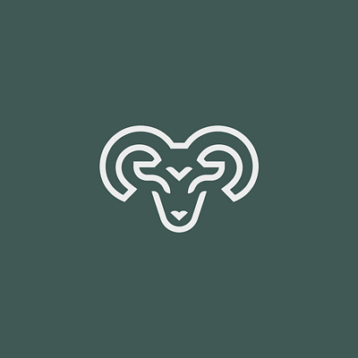 Ram animal branding design graphic design horn icon illustration logo logo design ram vector