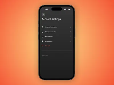 DailyUI #007: Settings 007 dailyui mobile settings